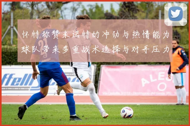 怀特称赞米诺特的冲劲与热情能为球队带来多重战术选择与对手压力